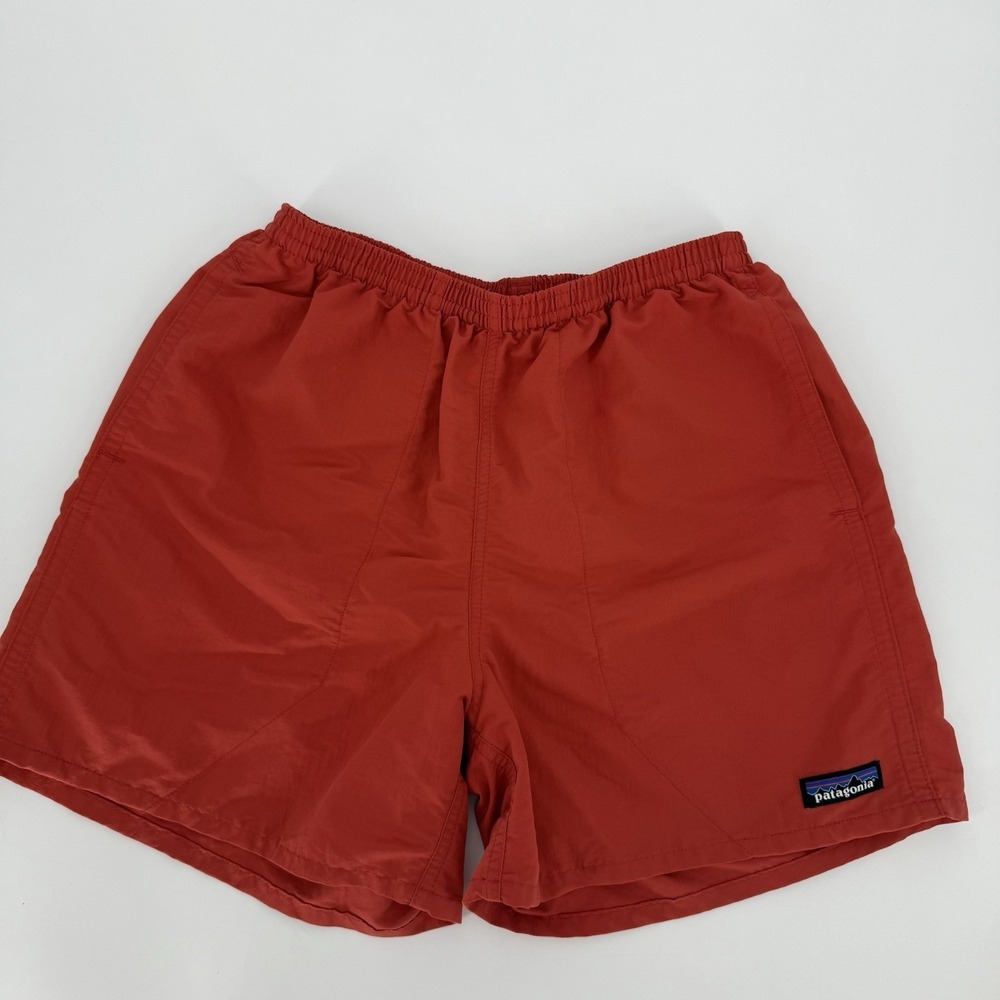 Patagonia Men's Shells Swim Trunks Size Small Orange Liner Removed